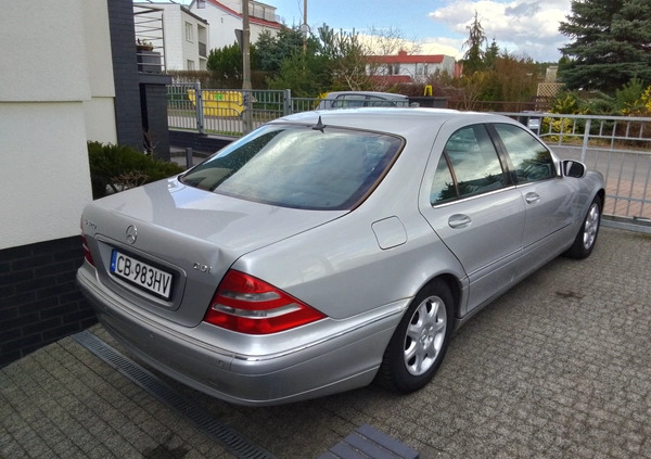 Mercedes-Benz Klasa S cena 18700 przebieg: 280000, rok produkcji 2001 z Bydgoszcz małe 92